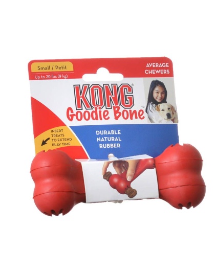 Kong Goodie Bone - Red - Small - 5.25" Long