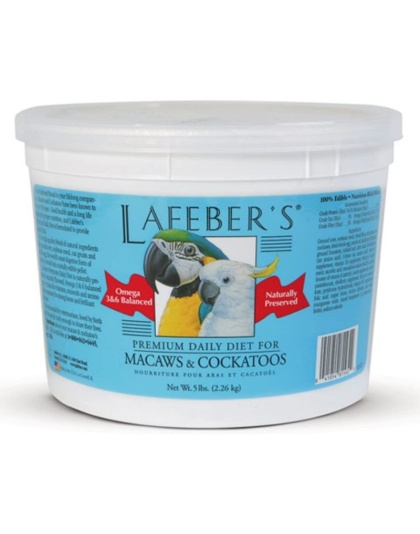 Lafeber Premium Daily Diet for Macaws and Cockatoos - 5 lb