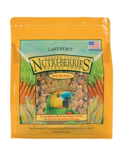 Lafeber Garden Veggie Nutri-Berries Parrot Food - 3 lbs