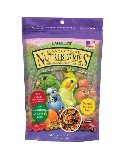 Lafeber Sunny Orchard Nutri-Berries Parakeet, Cockatiel & Conure Food - 10 oz