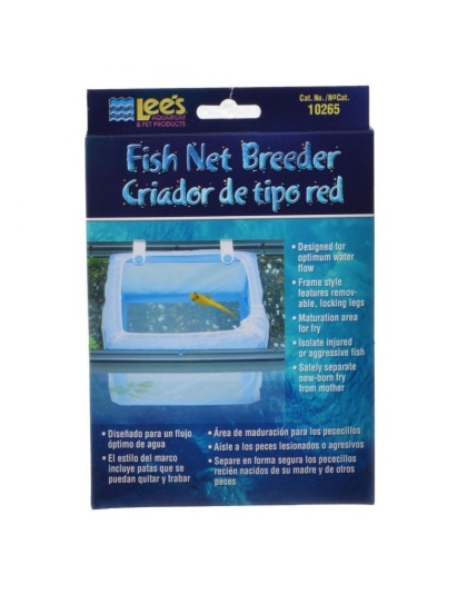 Lees Fish Net Breeder - 6.75"L x 4.75"W x 5.25"H