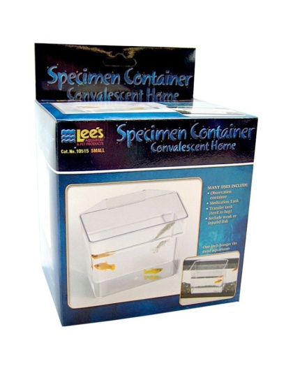 Lees Specimen Container Convalescent Home - Small - 5.1"L x 2.5"W x 4.5"H