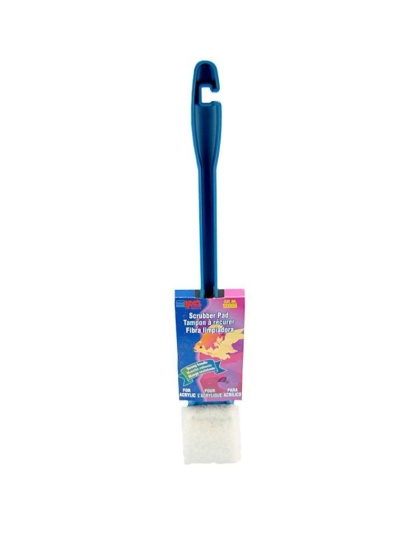 Lees Glass or Acrylic Scrubber with Long Handle - Scrubber with 11" Long Handle