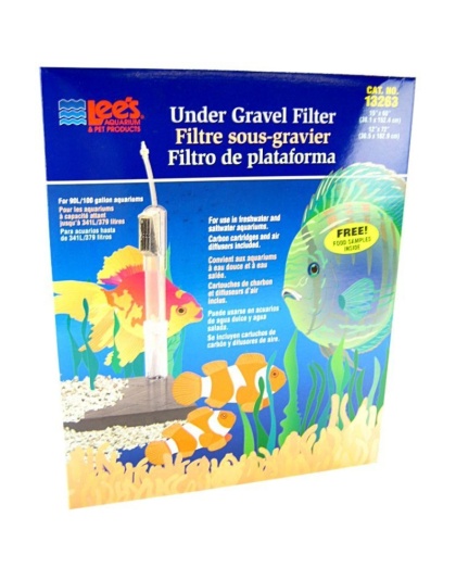 Lees Original Undergravel Filter - 60" Long x 15" Wide or 72" Long x 12" Wide (90-100 Gallons)