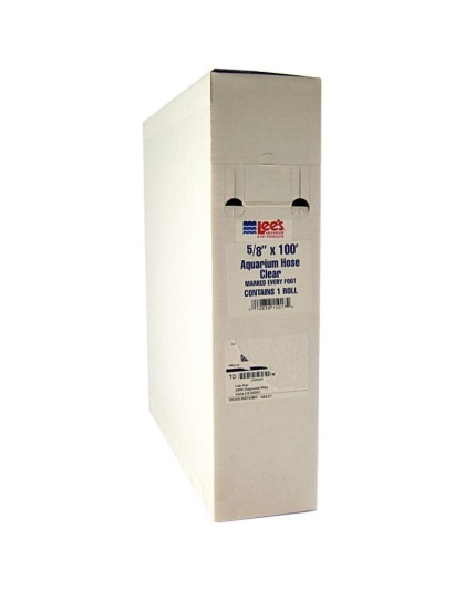 Lees Aquarium Tubing - Clear - 100' Long Tube (5/8" Diameter Tubing)
