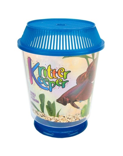 Lees Round Kritter Keeper - Small - 4.5" Diameter x 5.6" High