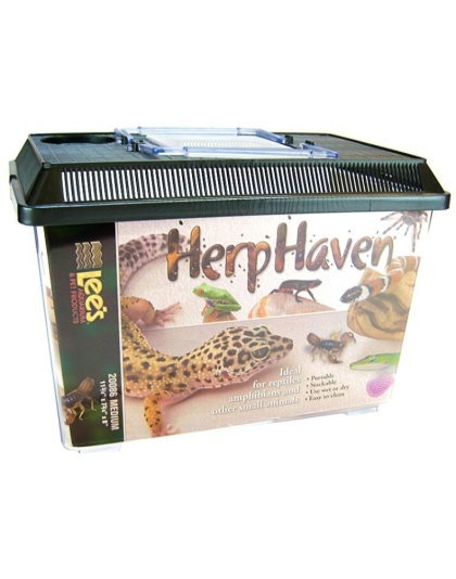 Lees HerpHaven Terrarium - Rectangular - Medium - 11.75"L x 7.75"W x 8"H