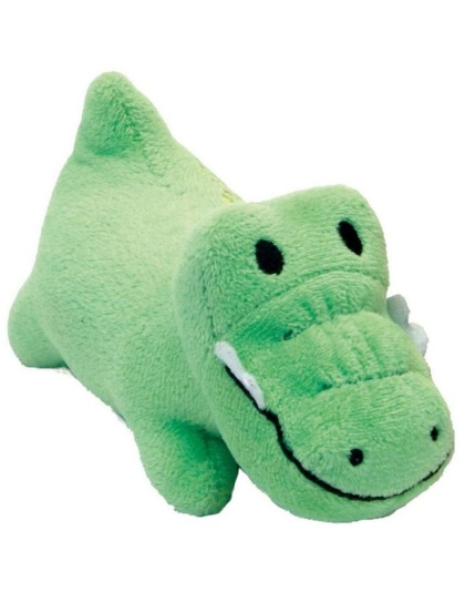Li'l Pals Ultra Soft Plush Gator Squeaker Toy - 1 count (4.5"L)