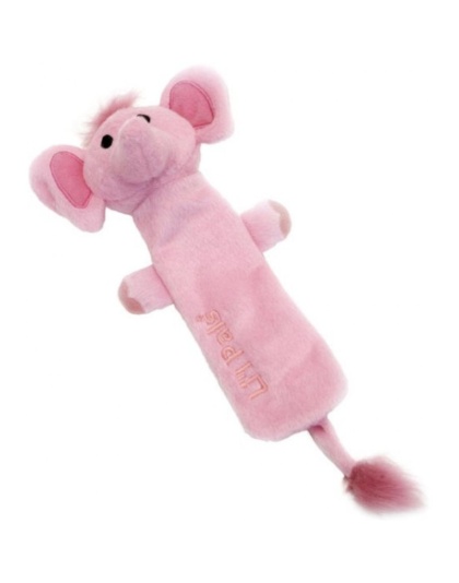 Li'l Pals Crinkle Elephant Dog Toy - 1 count (8" Long)