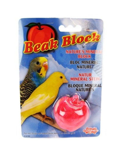 Living World Beak Block - Nature's Minerals - Apple - 1.25 oz