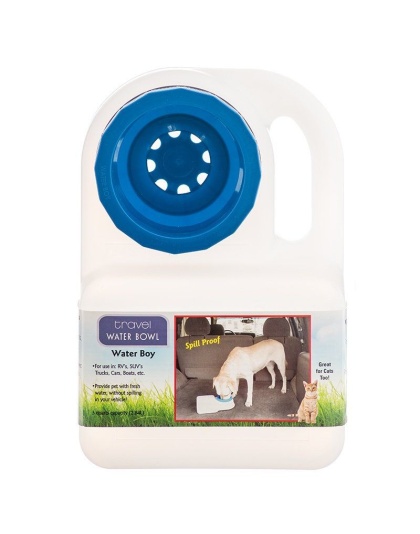 Lixit Waterboy Travel Water Bowl - 3 qt Capacity - (12"L x 8"W x 3"H)