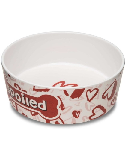 Loving Pets Dolce Moderno Bowl Spoiled Red Heart Design - Small - 1 count