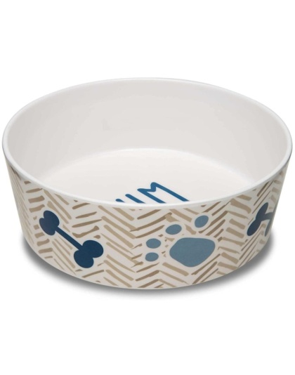 Loving Pets Dolce Moderno Bowl Yum Chevron Design - Large - 1 count