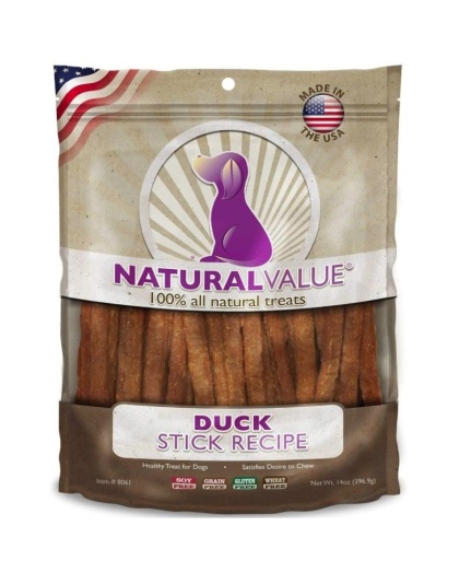 Loving Pets Natural Value Duck Sticks - 14 oz