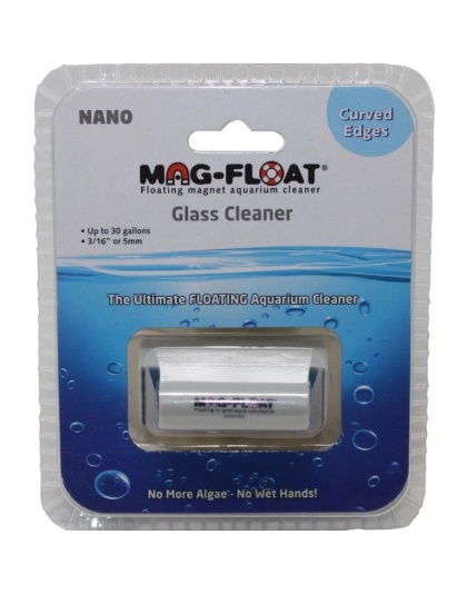 Mag Float Floating Magnetic Aquarium Cleaner - Glass - Nano (Curved - 30 Gallons)