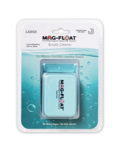Mag Float Floating Magnetic Aquarium Cleaner - Acrylic - Large (360 Gallons)
