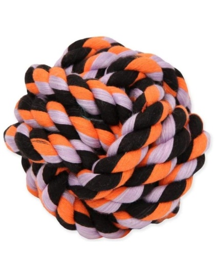 Mammoth Cottonblend Monkey Fist Ball Flossy Dog Toy 3.75" Small - 1 count