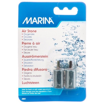 Marina Aqua Fizzz Aquarium Air Stone - 1" Cylinder Air Stone (2 Pack)