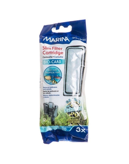 Marina Bio-Clear Slim Power Filter Cartridge - 3 Pack