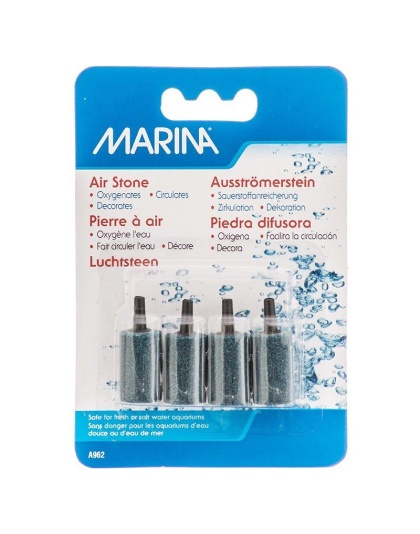 Marina Aqua Fizzz Aquarium Air Stone - 1" Cylinder Air Stone (4 Pack)