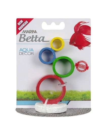 Marina Betta Aqua Decor - Circus Rings - 1 count