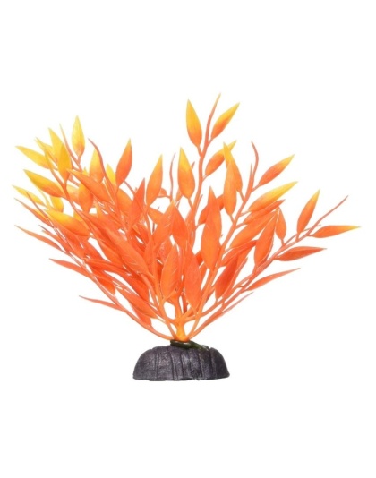 Marina Betta Fire Grass Plastic Plant - 1 count (5"L)