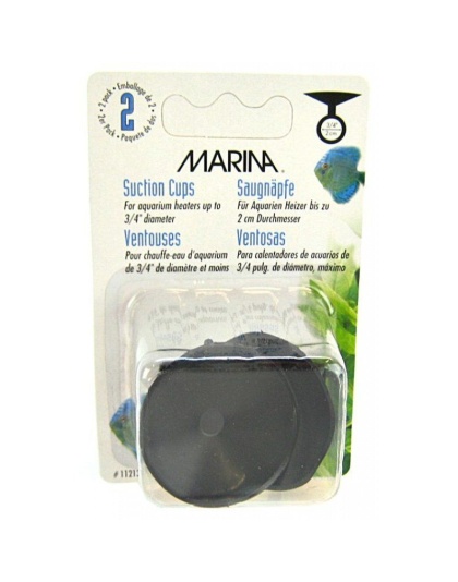 Marina Heater Suction Cups - Black - Heater Suction Cups (2 Pack)
