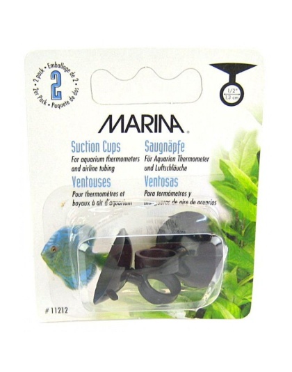 Marina Thermometer Suction Cups - Black - Thermometer Suction Cups (2 Pack)