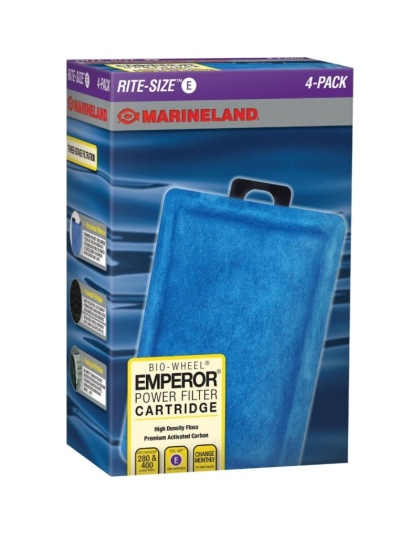 Marineland Rite-Size E Power Filter Cartridge - 4 Pack