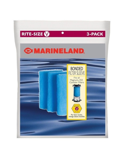 Marineland Rite-Size V Bonded Fiber Sleve - 350 Micron - 3 Pack
