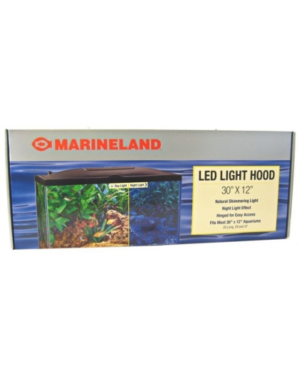 Marineland LED Aquarium Light Hood - 30" Long x 12" Wide