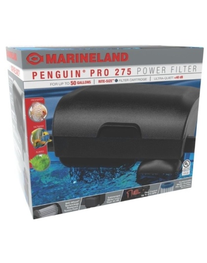 Marineland Penguin PRO Power Filter - 275 gph - 50 gallon tank