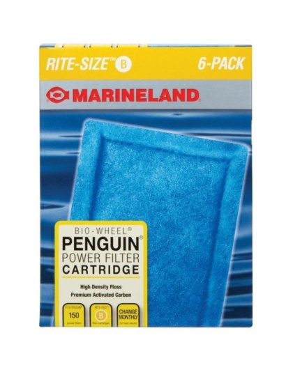 Marineland Size-Rite B Size Cartridges - Penguin 110B, 125B & 150B (6 Pack)