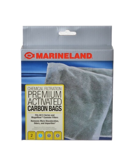Marineland Premium Activated Carbon Bags - Fits all C-Series Canister Filters (2 Pack)