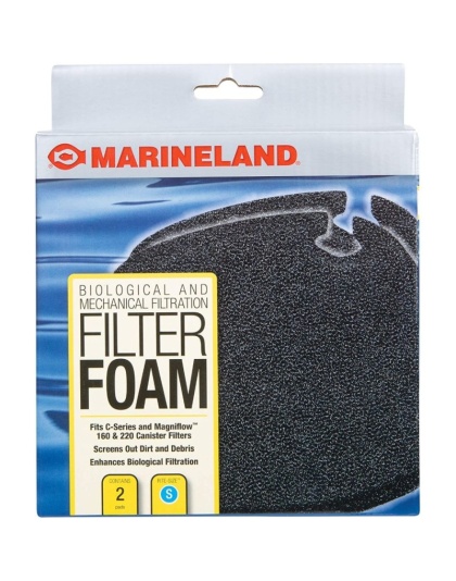 Marineland Rite-Size S Filter Foam - Fits C160 & C220 (2 Pack)