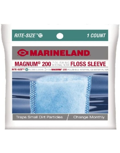 Marineland Rite-Size TC Floss Sleeve for Magnum 200 Polishing Internal Filters - 1 count