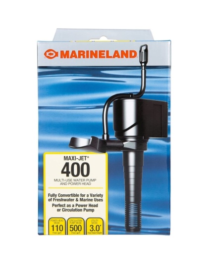 Marineland Maxi Jet Pro Water Pump & Powerhead - 400 Series - 3' Max Head (110/500 GPH)