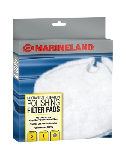 Marineland Polishing Filter Pads for C-Series Canister Filters - Fits C360 (2 Pack)