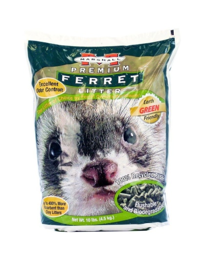 Marshall Premium Ferret Litter Bag - 10 lbs