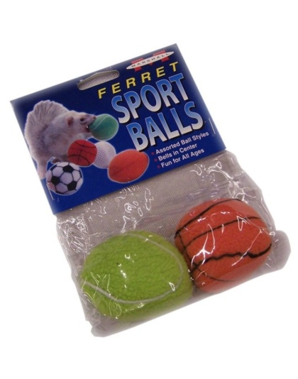Marshall Ferret Sport Balls Assorted Styles - 2 count
