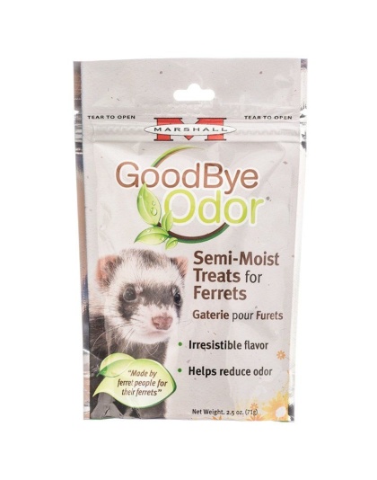 Marshall Goodbye Odor Semi-Moist Treats for Ferrets - 2.5 oz
