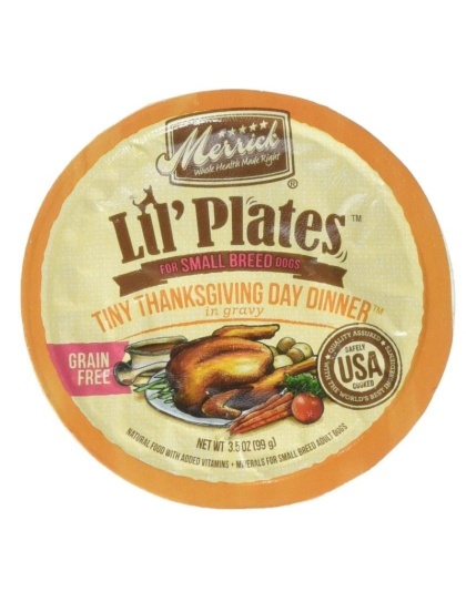 Merrick Lil Plates Grain Free Tiny Thanksgiving Day Diner - 3.5 oz