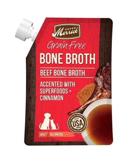 Merrick Grain Free Bone Broth Beef Recipe - 16 oz