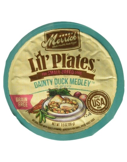 Merrick Lil Plates Grain Free Dainty Duck Medley - 3.5 oz