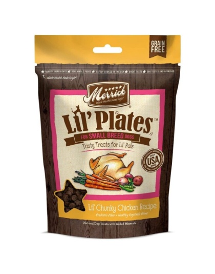 Merrick Lil' Plates Small Breed Treats Chunky Chicken Recipe - 5 oz
