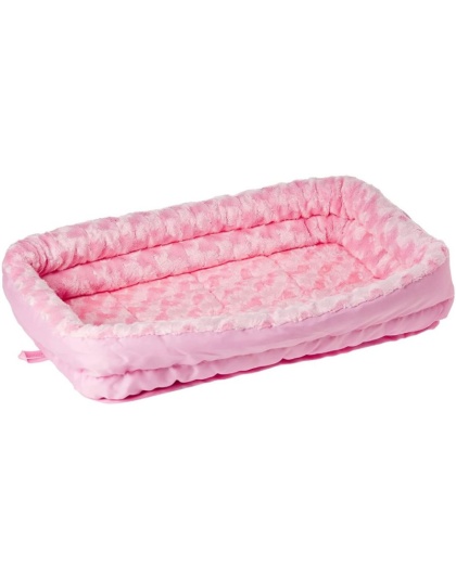 MidWest Double Bolster Pet Bed Pink - X-Small - 1 count