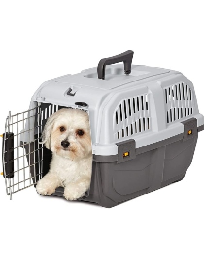 MidWest Skudo Travel Carrier Gray Plastic Dog Carrier - X-Small - 1 count