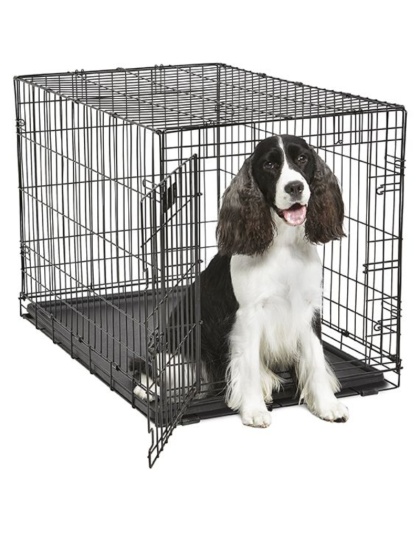 MidWest Contour Wire Dog Crate Single Door - Intermediate - 1 count