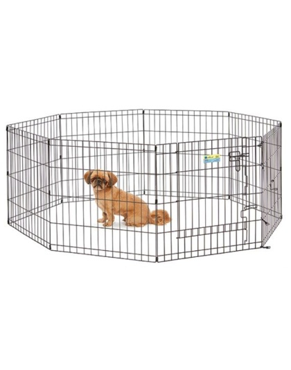 MidWest Contour Wire Exercise Pen with Door for Dogs and Pets - 24" tall - 1 count