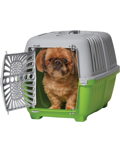 MidWest Spree Plastic Door Travel Carrier Green Pet Kennel - Small - 1 count